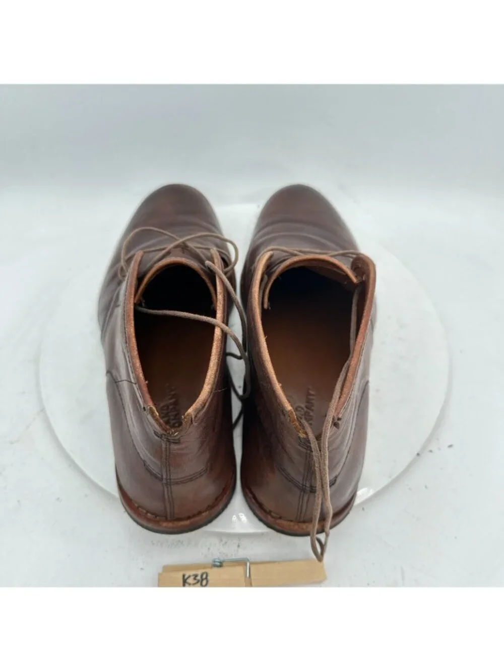 Timberland Company Wodehouse Men Size 10 Brown Leather Plain Toe Chukka Boot